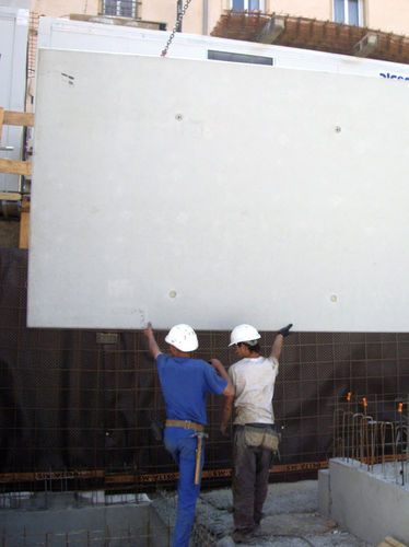 Mur de soutènement en béton - BERLIMUR® - Spurgin SAS - modulaire / préfabriqué