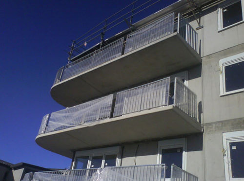 Balcon à barreaux - Spurgin SAS - en béton armé