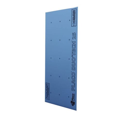 Plaque de plâtre acoustique - PLACO&reg; DUO'TECH&reg; 25 - Placoplatre - renforcée / Euroclasse A2 / pour cloison