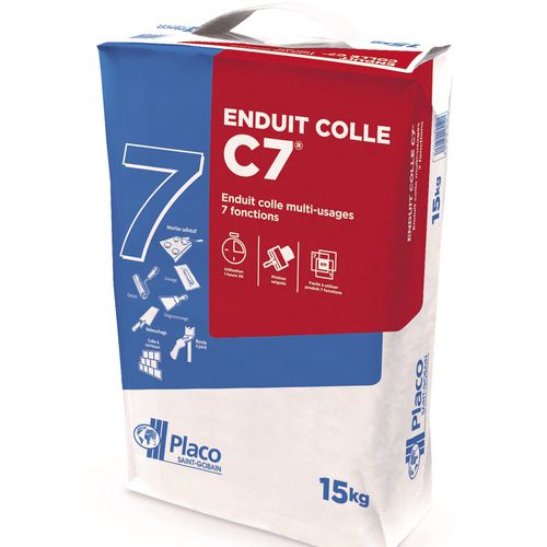 Enduit en plâtre - C7® - Placoplatre - d'intérieur