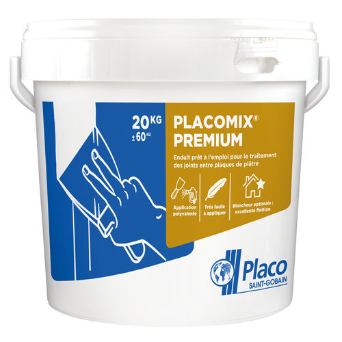 Enduit de finition - PLACOMIX® PREMIUM - Placoplatre - de jointoiement / d'intérieur / pour cloison