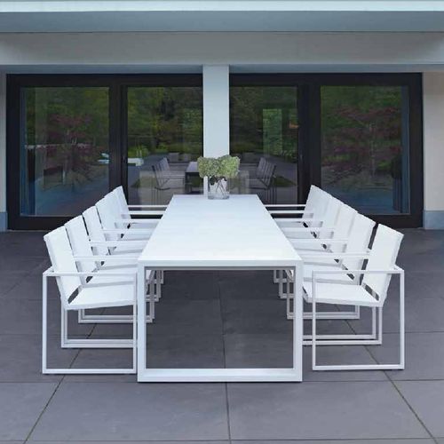 Chaise contemporaine - JACA - BOREK parasols | outdoorfurniture - de jardin / en Textilene® / avec piètement en aluminium