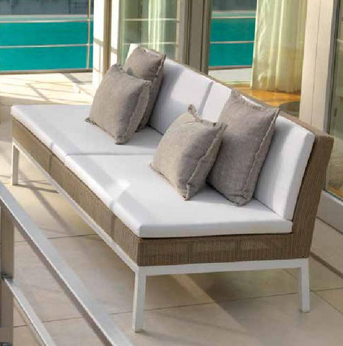 Canapé contemporain - GENEVA - BOREK parasols | outdoorfurniture - de jardin / en Sunbrella® / avec coussin amovible