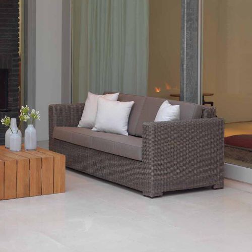 Canapé contemporain - PLAZA - BOREK parasols | outdoorfurniture - de terrasse / en Sunbrella® / avec coussin amovible