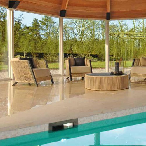 Table basse contemporaine - COSENZA - BOREK parasols | outdoorfurniture - en aluminium / en corde / ronde