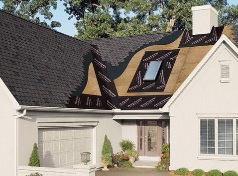 Membrane d'étanchéité pour toiture - WEATHERLOCK® - Owens Corning Insulation - auto-adhérente / flexible / synthétique