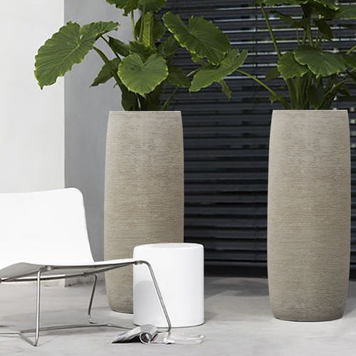 Jardinière en composite - TERRA - Jardinico - ronde / contemporaine / professionnelle