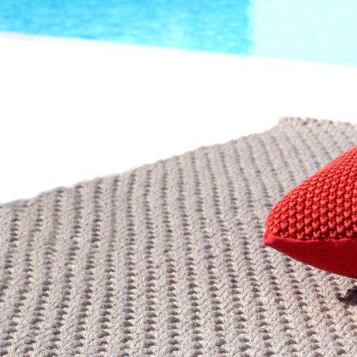 Tapis contemporain - HAMPTONS - Jardinico - uni / en PET / rectangulaire