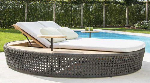 Bain de soleil contemporain - SOGNI - Jardinico - en corde / en teck / professionnel