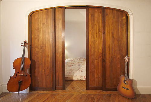 Porte d'intérieur - FRM CON SM  - MATAHATI - en bois / coulissante / pleine