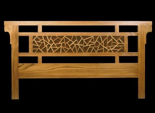 Tête de lit pour lit double - MATAHATI - classique / en bois