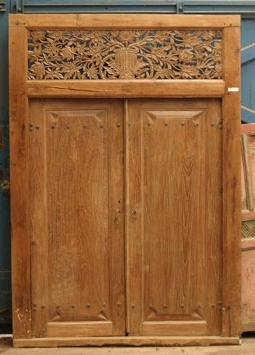 Porte d'entrée - FRM ETH AN 3695  - MATAHATI - en bois / battante / pleine
