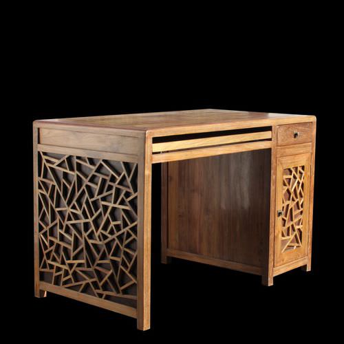Bureau classique - FTA CHI BURSM - MATAHATI - en bois / piétement en panneaux