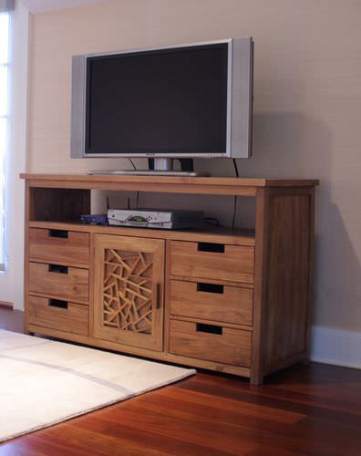 Meuble TV classique - FTA CHI TVSM  - MATAHATI - en bois