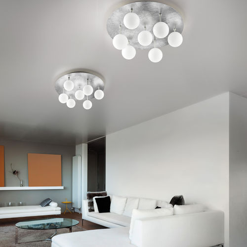 Plafonnier contemporain - SFERA - BRAGA F.LLI s.n.c. - rond / en verre / à LED