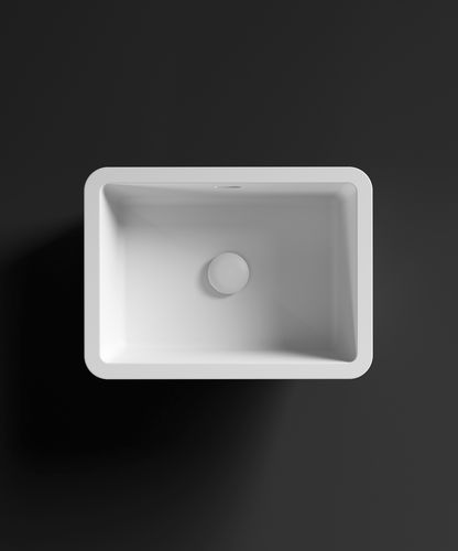Vasque sous plan - RCB402 - HI-MACS® - en Solid Surface / durable / rectangulaire