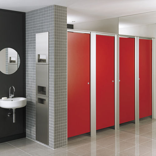 Cabine sanitaire en HPL - CENTURION   - Venesta - pour WC / pour établissement public