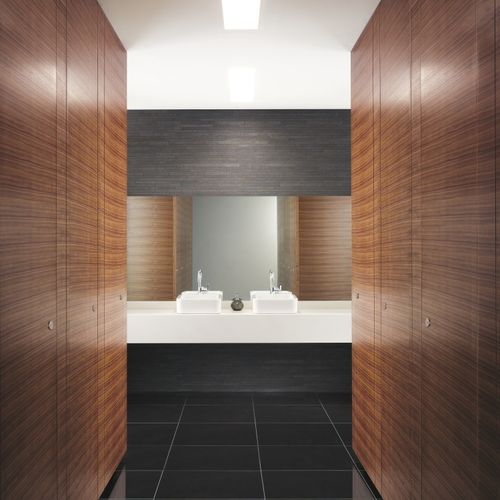 Cabine sanitaire stratifiée - INFINITE - Venesta - en inox / en aluminium anodisé / pour WC