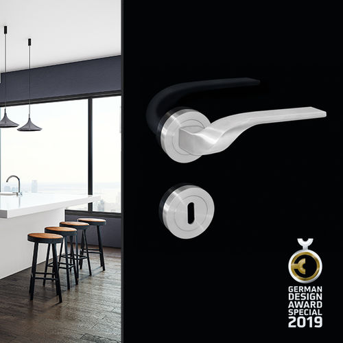 Poignée pour porte - LAS VEGAS ER87 - Karcher Design - en inox / contemporaine / aspect satiné