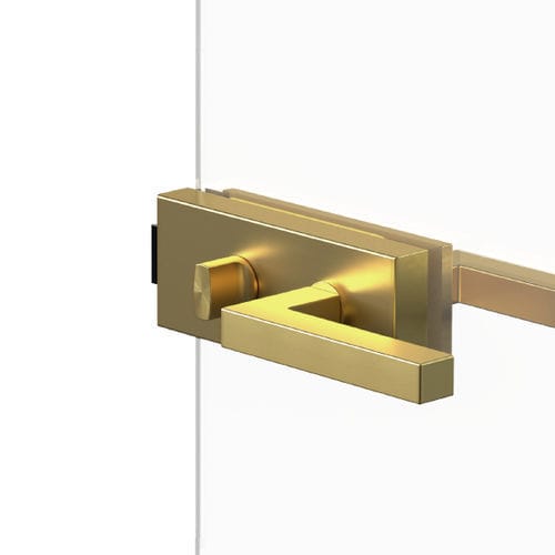 Poignée avec serrure intégrée - EGS 360Q BAD 88 - Karcher Design - pour porte en verre / en inox / contemporaine