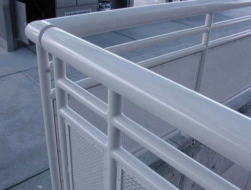 Garde-corps en aluminium - 36806 - Couturier Iron Craft - en tôle perforée / d'extérieur / pour balcon
