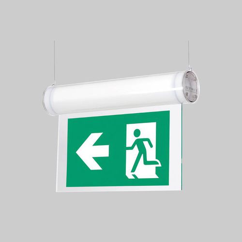 Éclairage de secours suspendu - EME - Climar, S.A. - rectangulaire / à LED / en polycarbonate