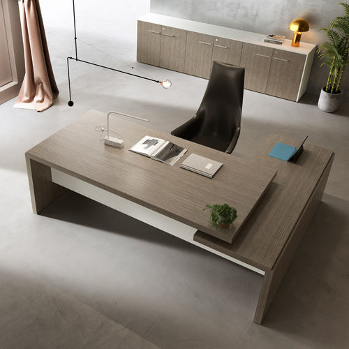 Bureau de direction - CHARISMA 4.0 - Styloffice S.p.a. - sur pied / contemporain / en chêne