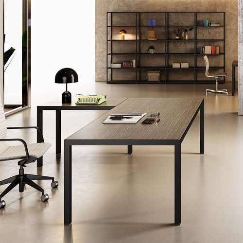 Bureau sur pied - KAY4 - Styloffice S.p.a. - minimaliste / en chêne / en noyer
