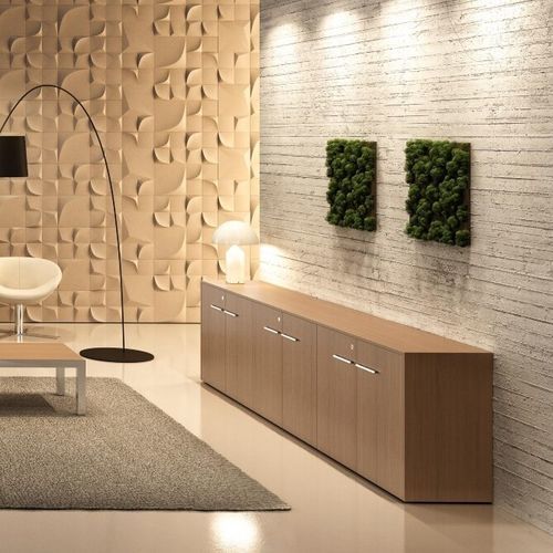 Armoire de classement basse - KAY4 - Styloffice S.p.a. - en bois / à tiroirs / contemporaine