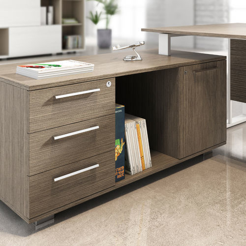 Armoire de classement basse - VESSEL - Styloffice S.p.a. - en bois / à tiroirs / contemporaine