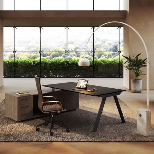 Bureau de direction - NATIVA - Styloffice S.p.a. - sur pied / contemporain / bois
