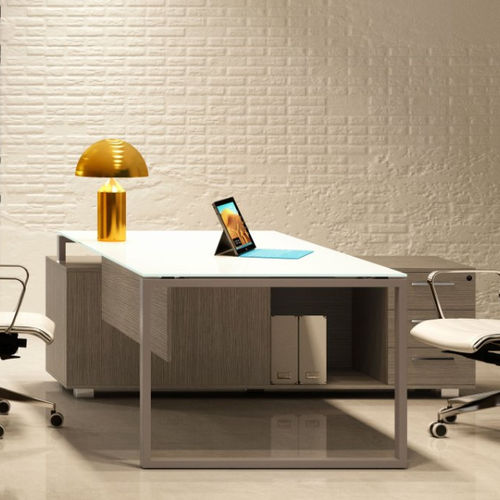 Bureau de direction - SEDICINONI S2 LUX - Styloffice S.p.a. - sur pied / contemporain / en noyer