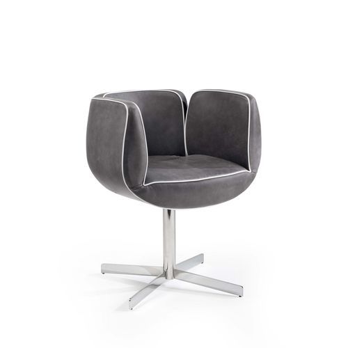 Fauteuil contemporain - Community - Styloffice S.p.a. - en tissu / en métal / tapissé