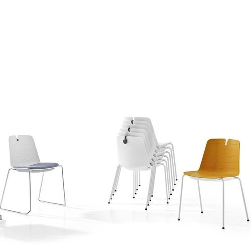 Chaise visiteur contemporaine - COMMUNITY - Styloffice S.p.a. - d'intérieur / en métal / en plastique
