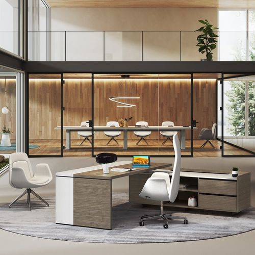 Bureau de direction - HONOR - Styloffice S.p.a. - sur pied / contemporain / en bois massif