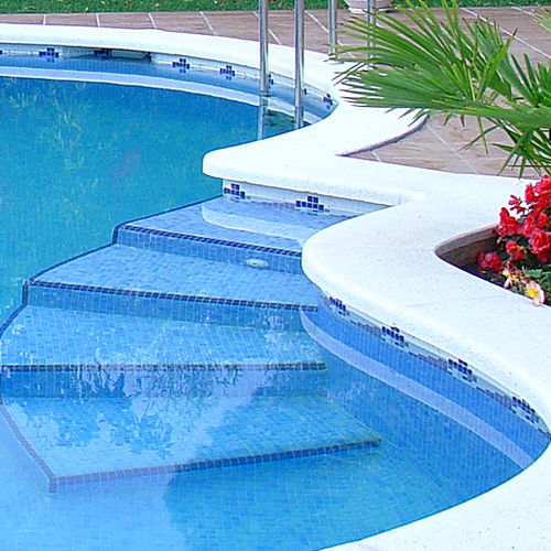 Mosaïque en verre - BORDERS - Hisbalit - brillante / d'intérieur / de piscine