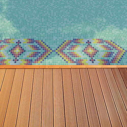Mosaïque en verre - SOUTH PACIFIC : PERÚ PISCO - Hisbalit - brillante / de piscine / murale