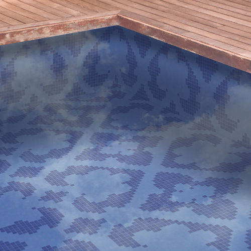 Mosaïque en verre - ORIENTE PRÓXIMO - ARABIAN SEA : DUBAI JEBEL - Hisbalit - brillante / d'intérieur / de piscine