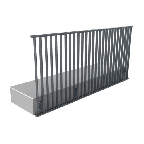 Garde-corps en aluminium - TULIPAN - PESPA ALUMIN - à barreaux / d'extérieur / pour escalier