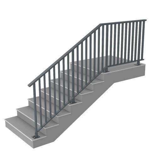 Garde-corps en aluminium - TULIPAN - PESPA ALUMIN - à barreaux / d'extérieur / pour escalier
