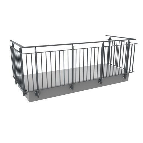 Garde-corps en aluminium - TULIPAN - PESPA ALUMIN - de type balustrade / d'extérieur / pour escalier