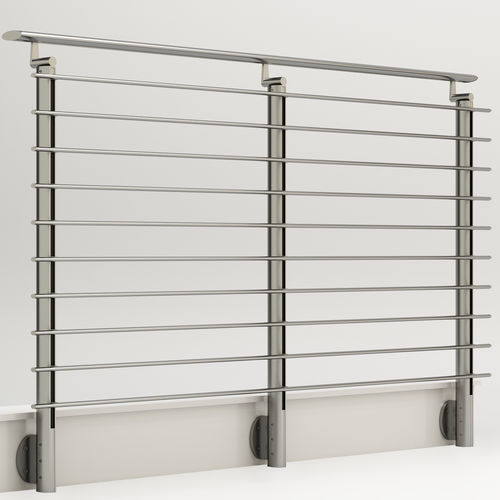 Garde-corps en aluminium - MARGARITA - PESPA ALUMIN - à barreaux / d'extérieur / d'intérieur