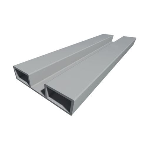 Profilé en aluminium - 4900-PEGA-MBA-4328/127 - PESPA ALUMIN - rectangulaire / pour installation photovoltaïque