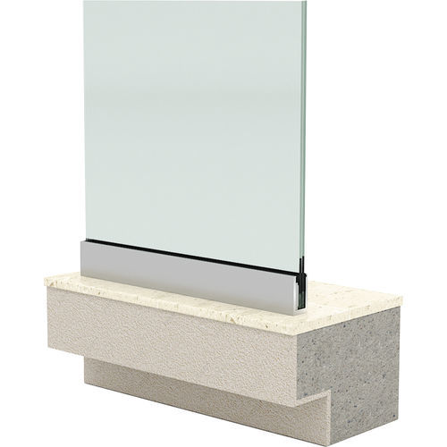 Garde-corps sans cadre - IRIS C1 - PESPA ALUMIN - en aluminium / à panneaux en verre / d'extérieur