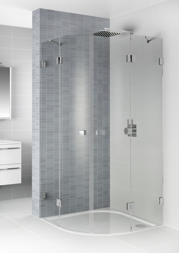 Paroi de douche fixe - SCANDIC M309 - RIHO - battante / courbée / d'angle