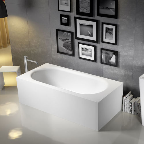 Baignoire à poser - MADRID - RIHO - en Solid Surface / blanche