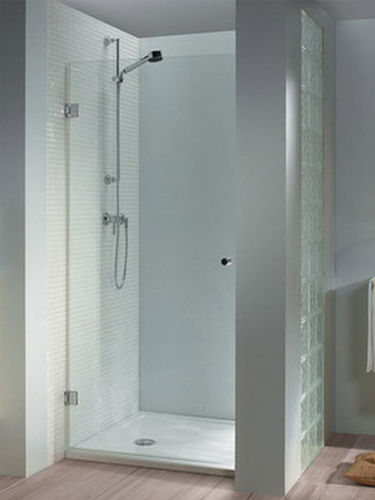 Paroi de douche battante - SCANDIC M101 - RIHO - en niche / en verre trempé