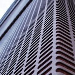 Tôle métallique perforée - LR - Imar - en acier / pour bardage / pour brise-soleil
