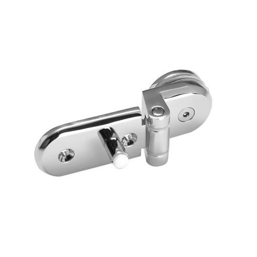 Charnière pour porte en verre - OSH-111 - OZONE OVERSEAS LTD. - pour porte de douche / en inox / à ressort