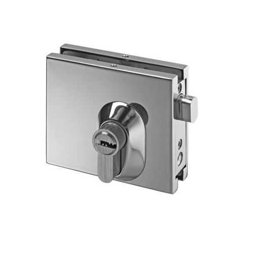 Serrure mécanique - OZ-EP-PL-1A - OZONE OVERSEAS LTD. - pour porte en verre / 1 point